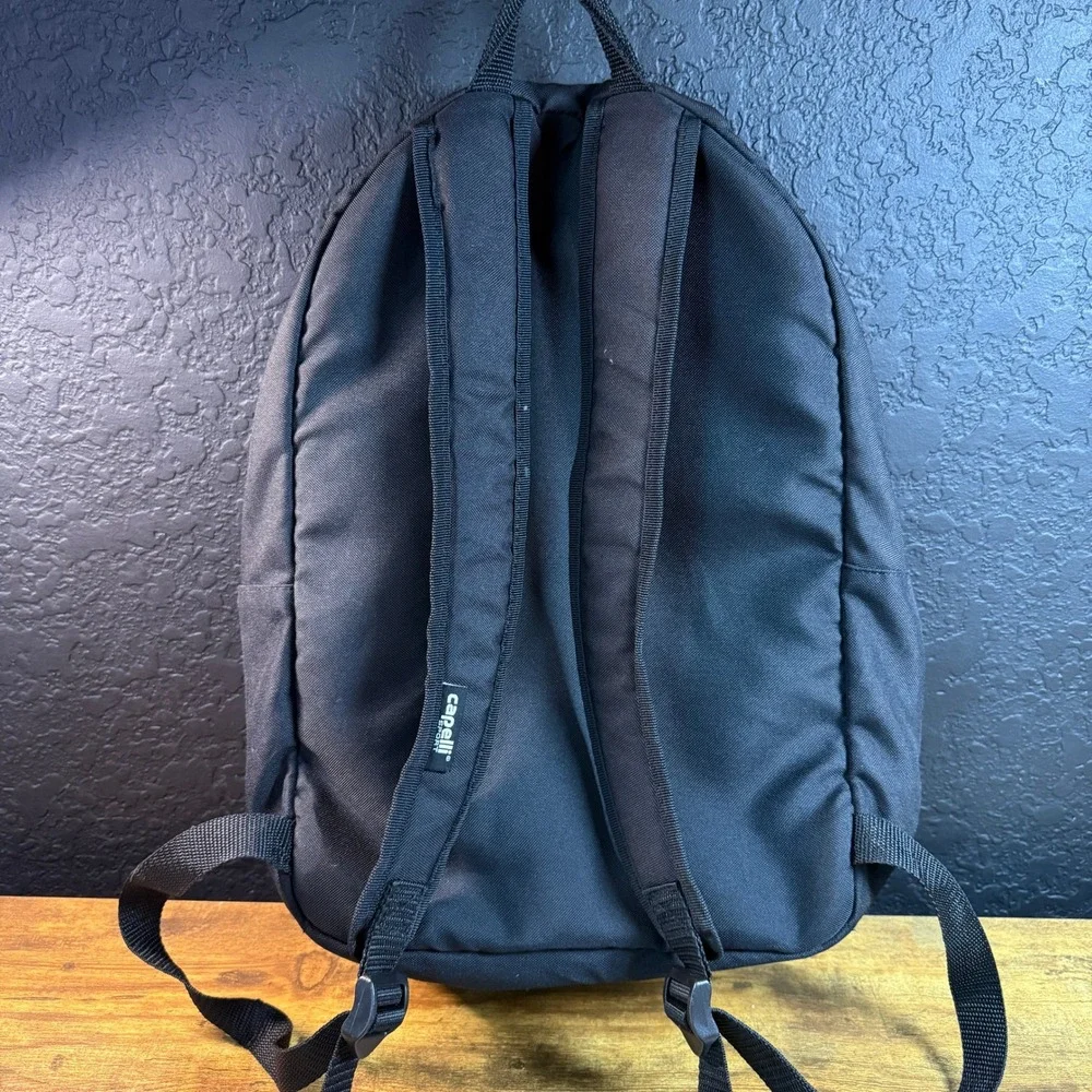 Capelli Sport Training Black Canvas Athletic Backpack Unisex One Size